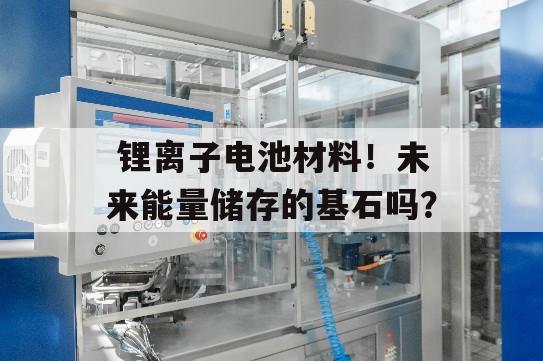  锂离子电池材料！未来能量储存的基石吗？