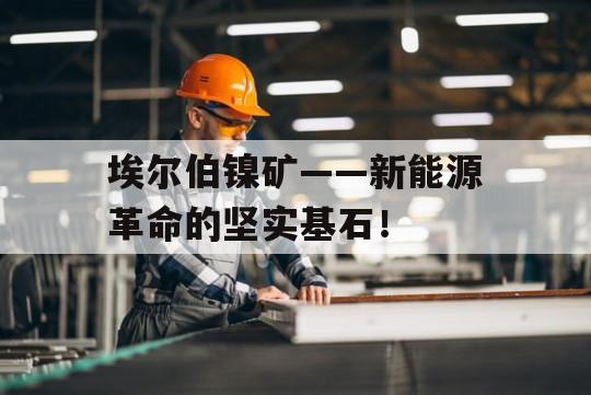 埃尔伯镍矿——新能源革命的坚实基石！