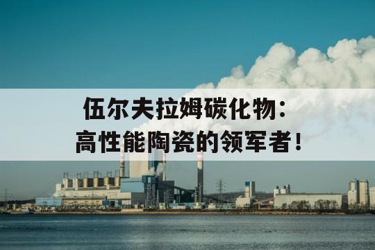  伍尔夫拉姆碳化物：高性能陶瓷的领军者！