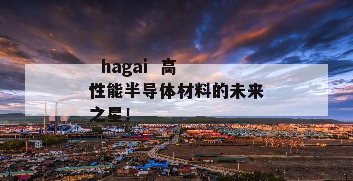   hagai  高性能半导体材料的未来之星！