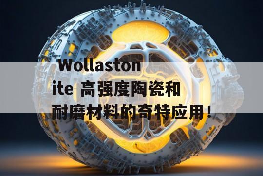  Wollastonite 高强度陶瓷和耐磨材料的奇特应用！