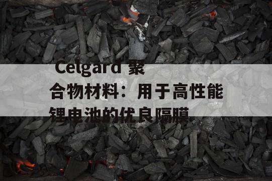  Celgard 聚合物材料：用于高性能锂电池的优良隔膜