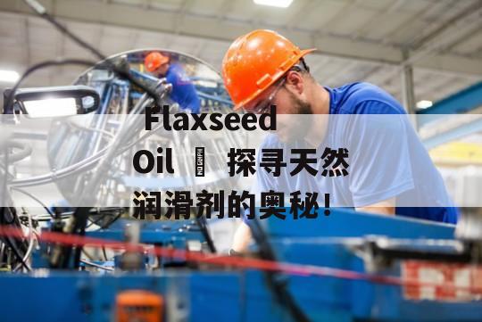  Flaxseed Oil – 探寻天然润滑剂的奥秘！